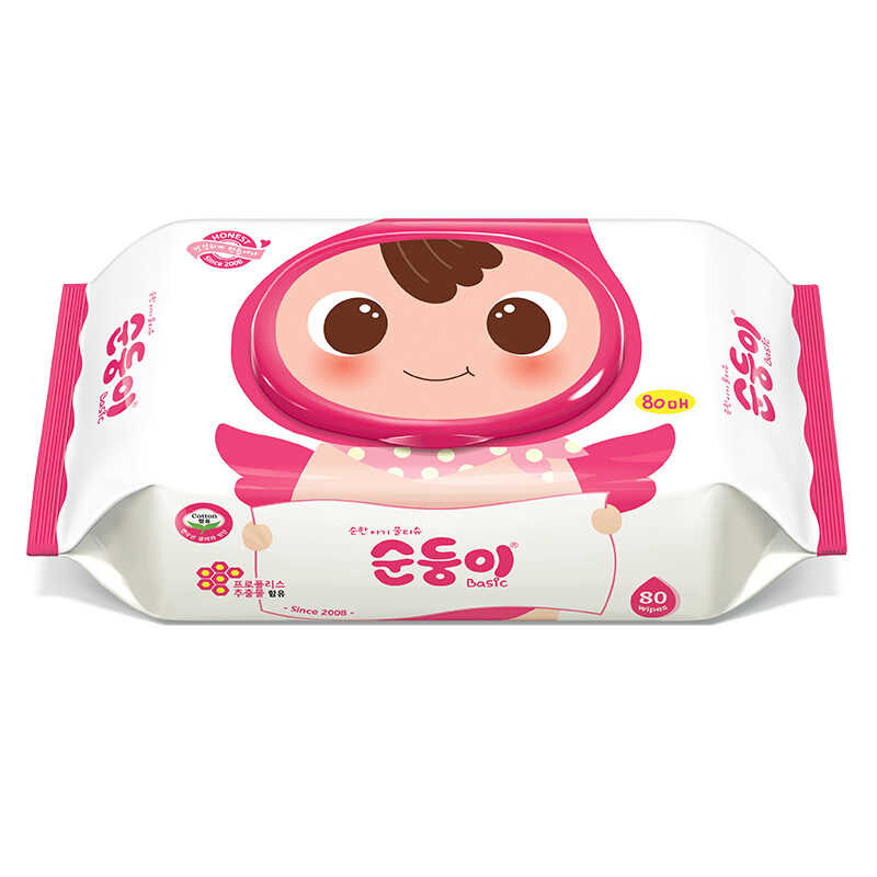 韓國 順順兒 多用途嬰兒濕紙巾 80'S