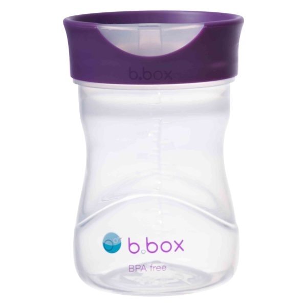 澳洲 BBox  嬰幼兒帶刻度防漏學飲杯 紫色 240ML