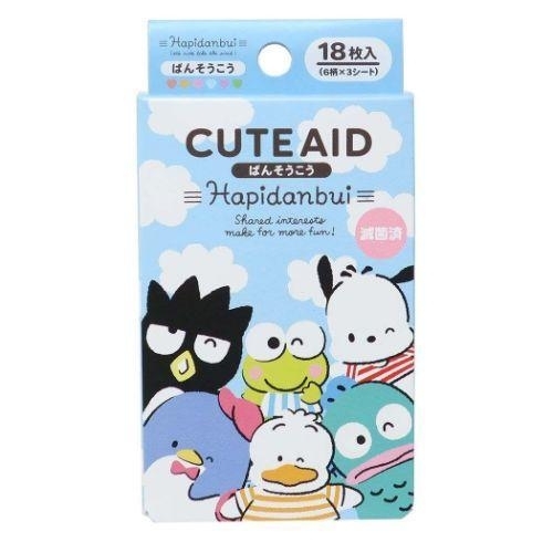 日本SANRIO Hapidanbui Cute Aid藥用膠布 18片