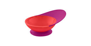 美國 Tomy Boon CATCH BOWL 防掉吸盤碗 - 橙/紫色