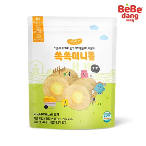 韓國 BEBEDANG 寶寶穀物棒 芝士味 15M+