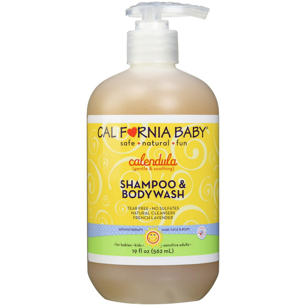 美國 California Baby 加州寶寶 金盞花洗髮沐浴露(19oz) 562mL