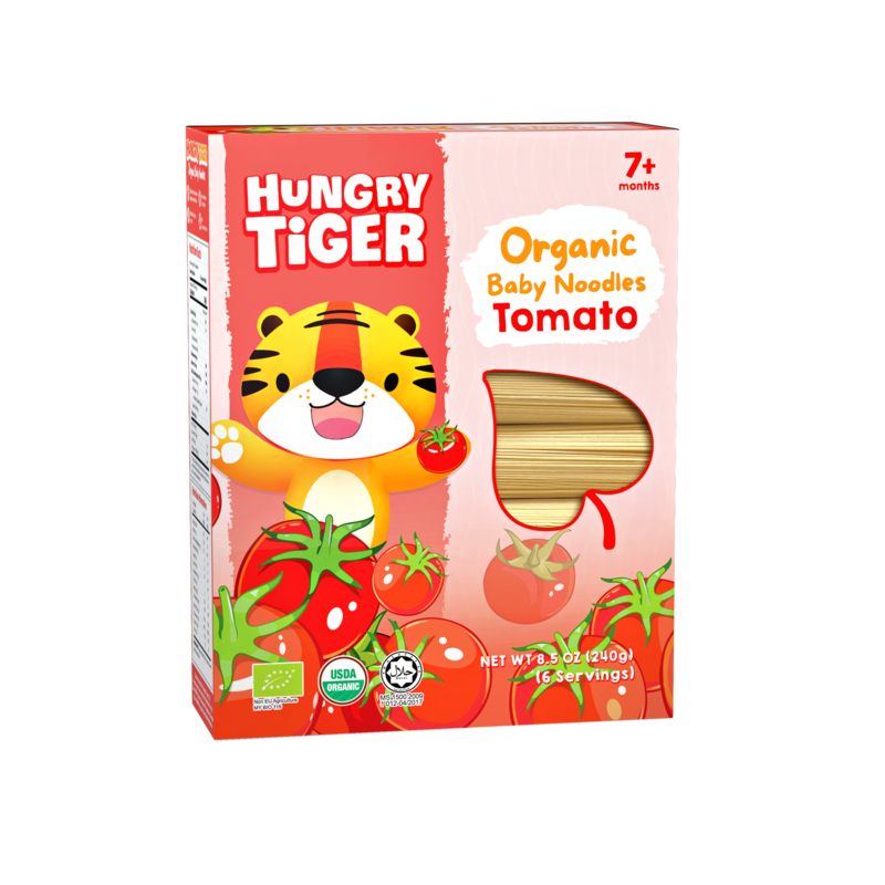 Hungry Tiger 有機BB面 7個月起 蕃茄味