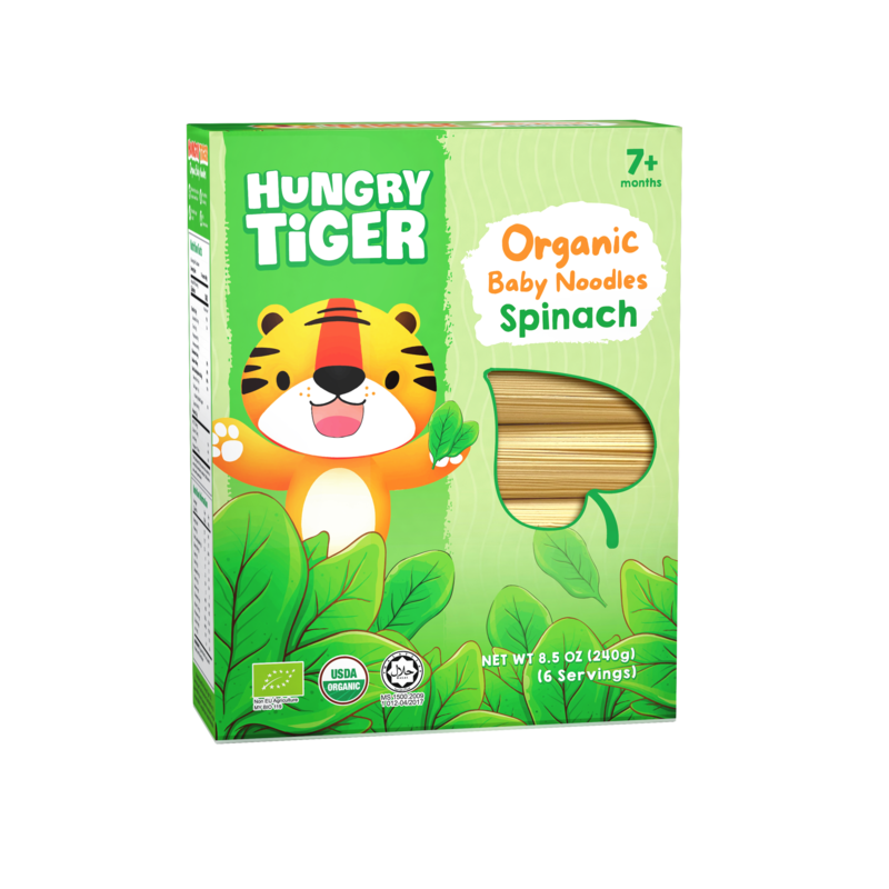 Hungry Tiger 有機BB面 7個月起 菠菜味