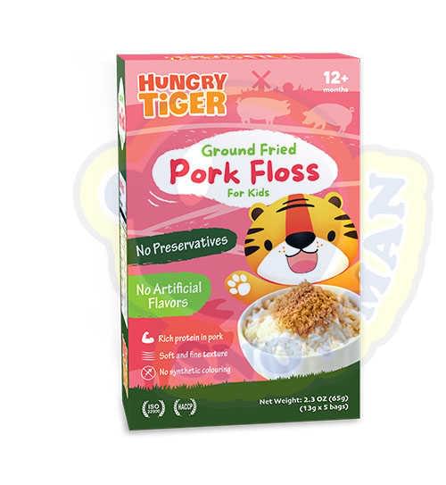 HUNGRY TIGER 兒童豬肉鬆  60g 一歲起