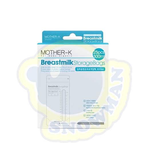 韓國 Mother-K 感溫母乳袋 300ml 25袋 VIP會員9折