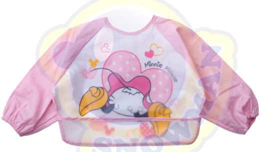 迪士尼 長袖飯衣(米妮) 6月~3歲 VIP會員9折