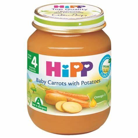 瑞士喜寶 HiPP 有機胡蘿蔔馬鈴薯飯 4月+ 125g VIP會員9折