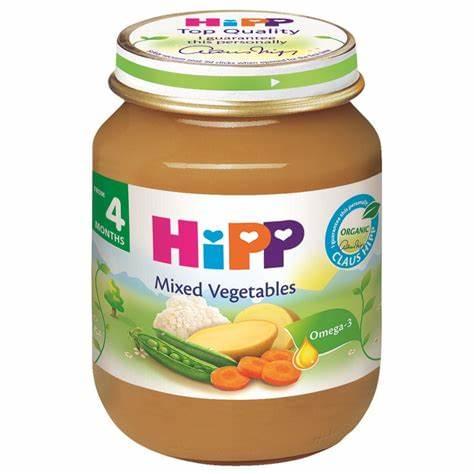德國 喜寶 HiPP 有機綜合蔬菜 4月+ 125g 到期日:2025/02/28