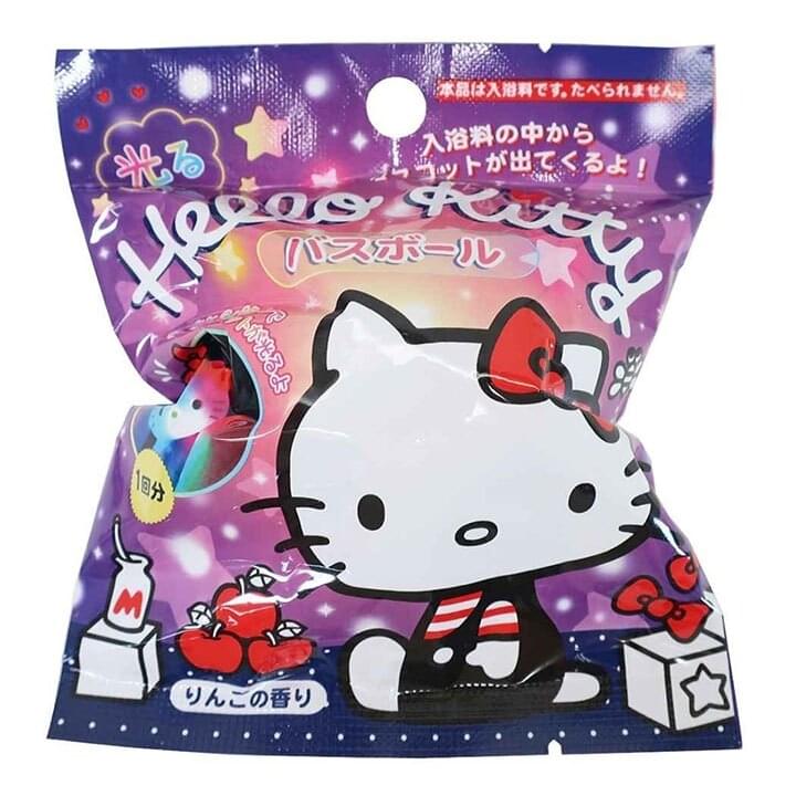 日本 SANRIO HELLO KITTY 發光 入浴球 (帶玩具)