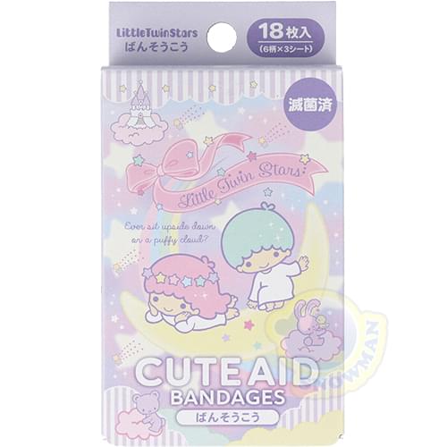 日本SANRIO Little Twinstar  Cute Aid藥用膠布 18片