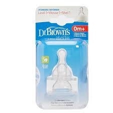 Dr. Brown’s 標準徑奶嘴 0m+ (2個裝)