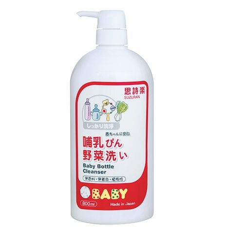 日本 思詩樂 SUZURAN嬰兒奶瓶蔬菜洗潔液