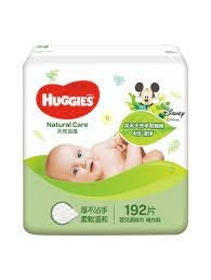Huggies 好奇 天然加厚嬰兒濕紙巾 192片