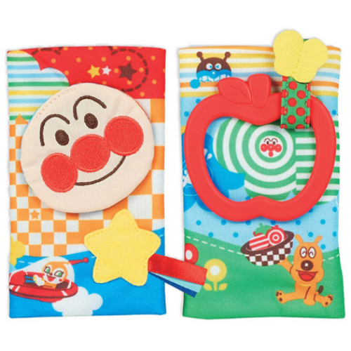 日本 BabyLabo 麵包超人 嬰兒車安全帶或揹帶保護套連牙膠
