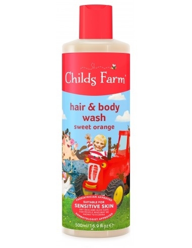 英國 Childs Farm 2合一 沖涼洗頭 有機橙味 500ML #VIP會員9折