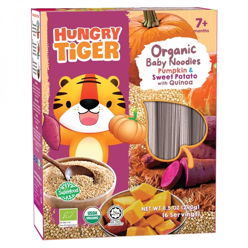 Hungry Tiger 有機BB藜麥面 7個月起 南瓜甜薯味 VIP會員9折