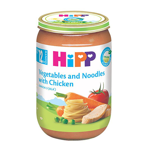 德國 喜寶 HiPP 有機蔬菜雞肉意粉 12月+ 220g VIP會員9折