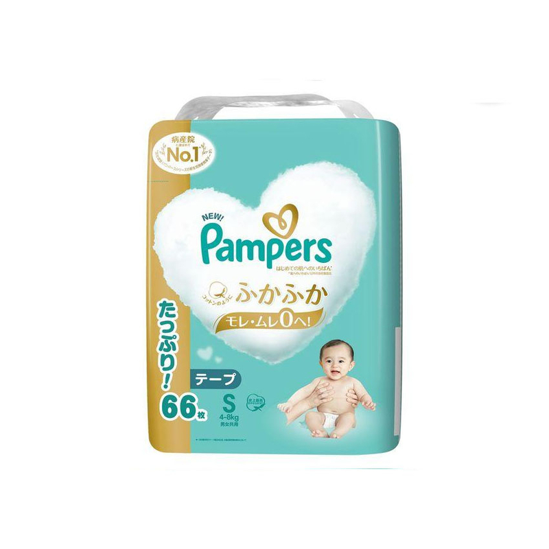日本 Pampers Ichiban S碼尿片 66片裝   (日本製)