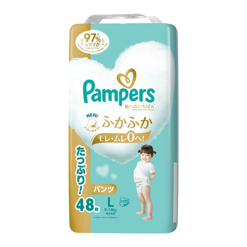 日本 Pampers Ichiban L碼褲仔 48/52片裝 (2024新版)
