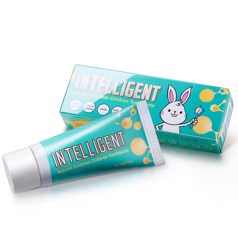 Intelligent因特力淨兒童酵素牙膏/原味/40g