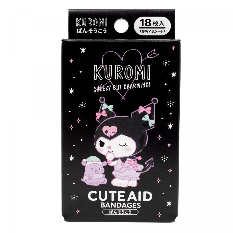 日本 SANTAN Kuromi 藥水膠布 18枚 VIP會員9折