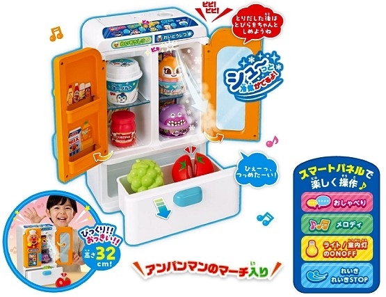 日本 JoyPalette 麵包超人雪櫃玩具