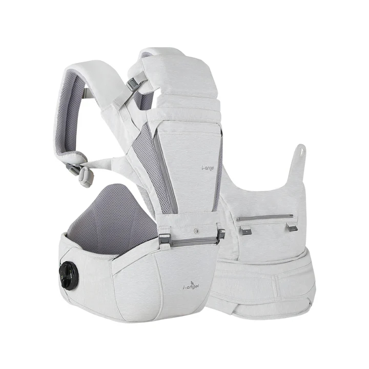 i-angel Dr. Dial Plus All-in-one 腰櫈揹帶 - 閃耀灰  (1年香港原廠保養 . 下單後7天內送貨到家)