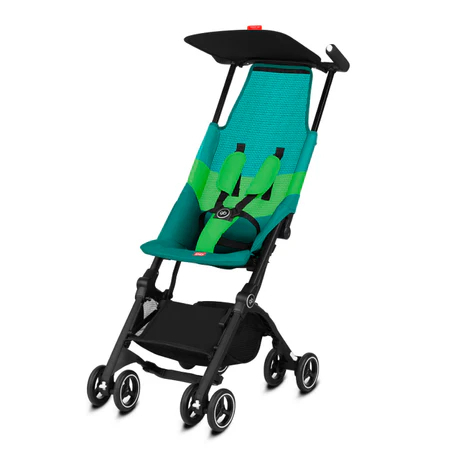 gb Gold Pockit Air All-Terrain 手推車附有收納袋及揹帶 - 孔雀藍
