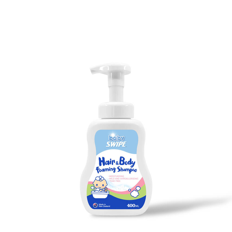 BB威寶 Baby SWIPE 洗髮及沐浴泡泡 400ml