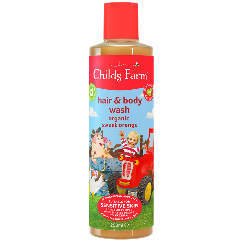 英國 Childs Farm 2合一 沖涼洗頭 有機橙味 250ML