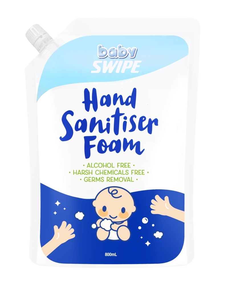 BB威寶 SWIPE BABY 清毒搓手泡泡 補充裝 800ML