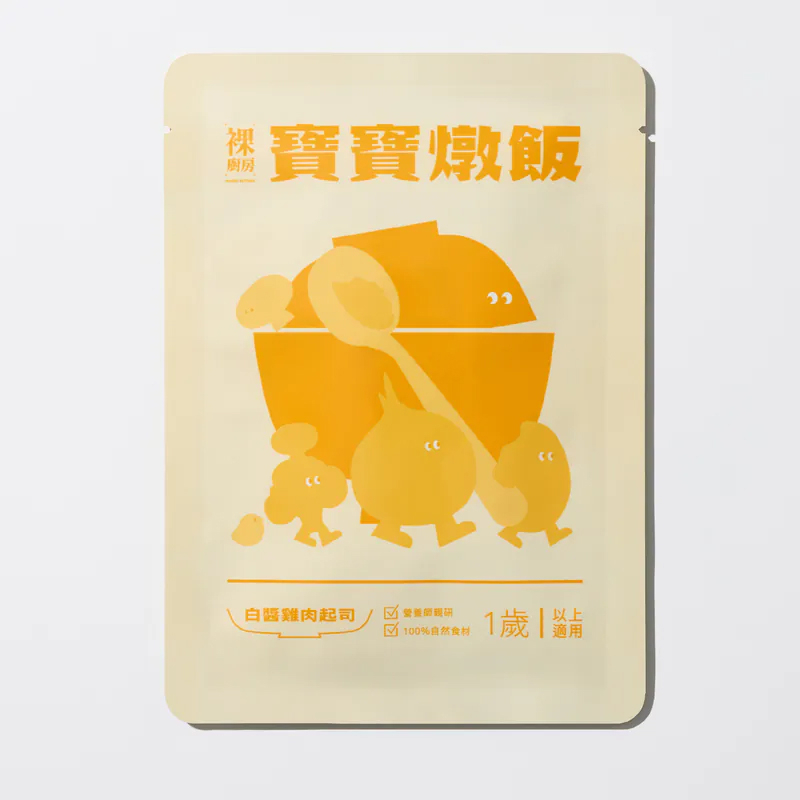 台灣 裸廚房 白醬雞肉起司寶寶燉飯 150g 1歲起  #VIP會員9折