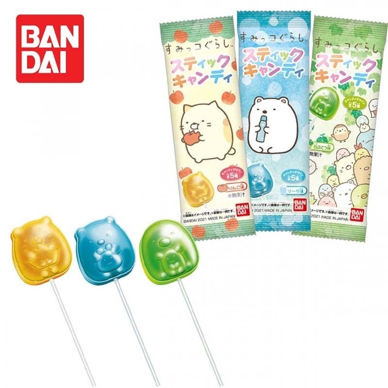 日本 BANDAI  角落生物造型 果汁棒棒糖 9g