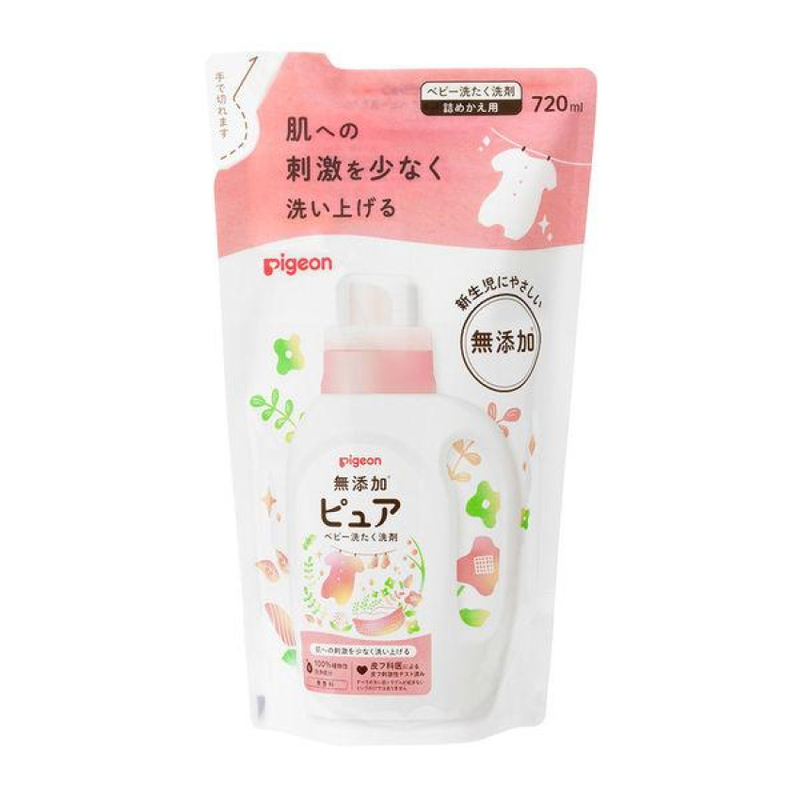 日本 PIGEON 嬰兒洗衣液 (補充裝/720mL)
