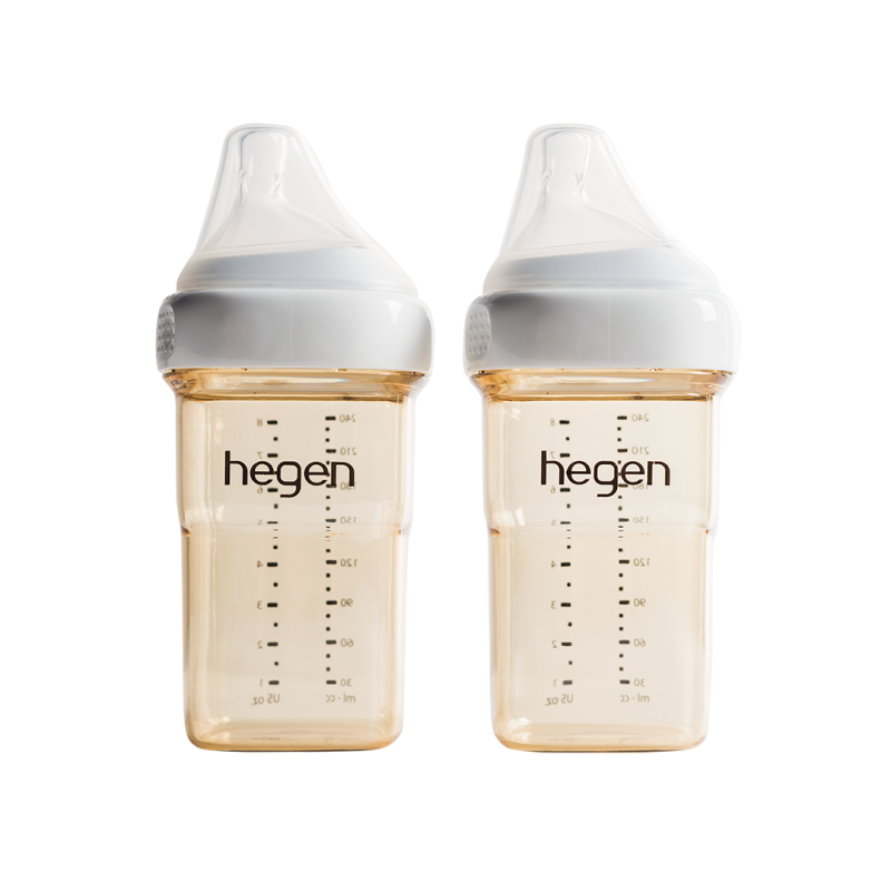 (預售)hegen - PCTO™ PPSU多功能寬口白色奶瓶 240ml/8oz (2支裝)