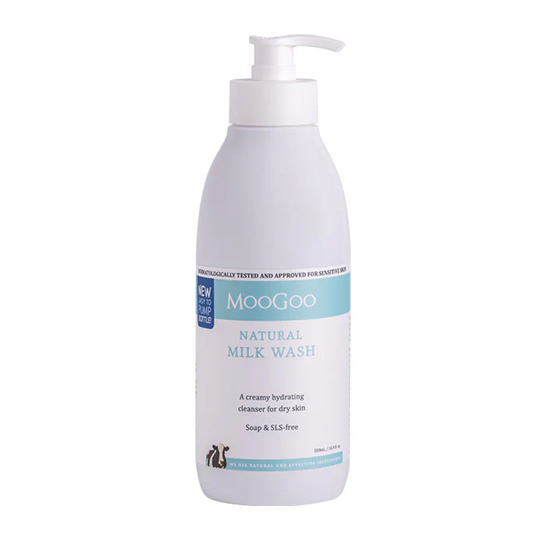 澳洲 MOOGOO 牛奶輕柔潔膚乳 500ml (乾燥肌推薦沐浴) #VIP會員9折