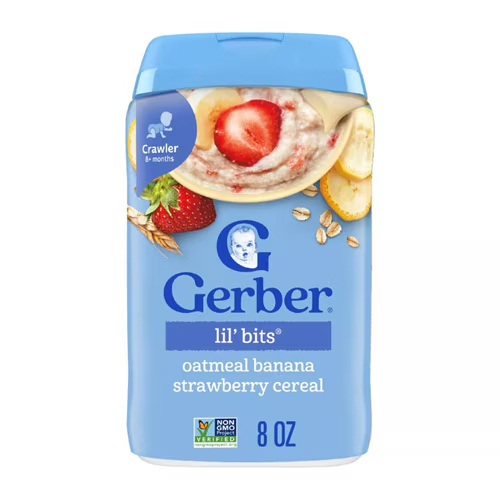美國Gerber 米糊(香蕉草莓燕麥)227g 8個月起  會員9折