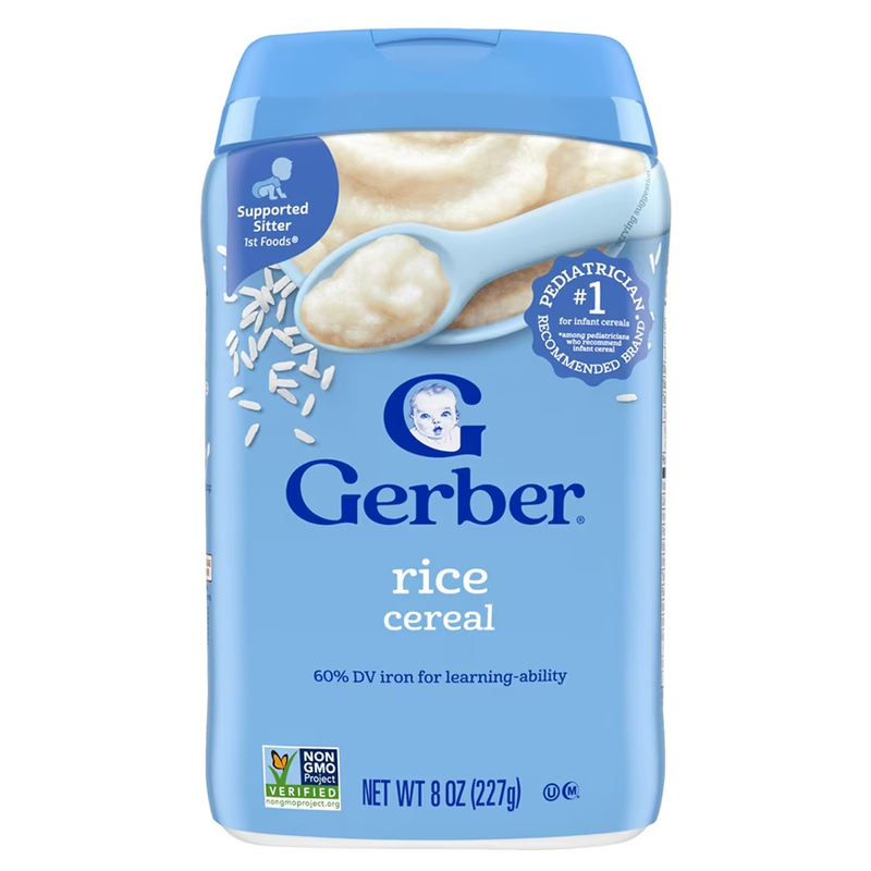 美國Gerber米糊(純大米)227g 4個月起  會員9折