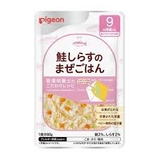 日本 PIGEON  幼兒飯(魚仔三文魚什錦) 80g 9月+ VIP會員9折