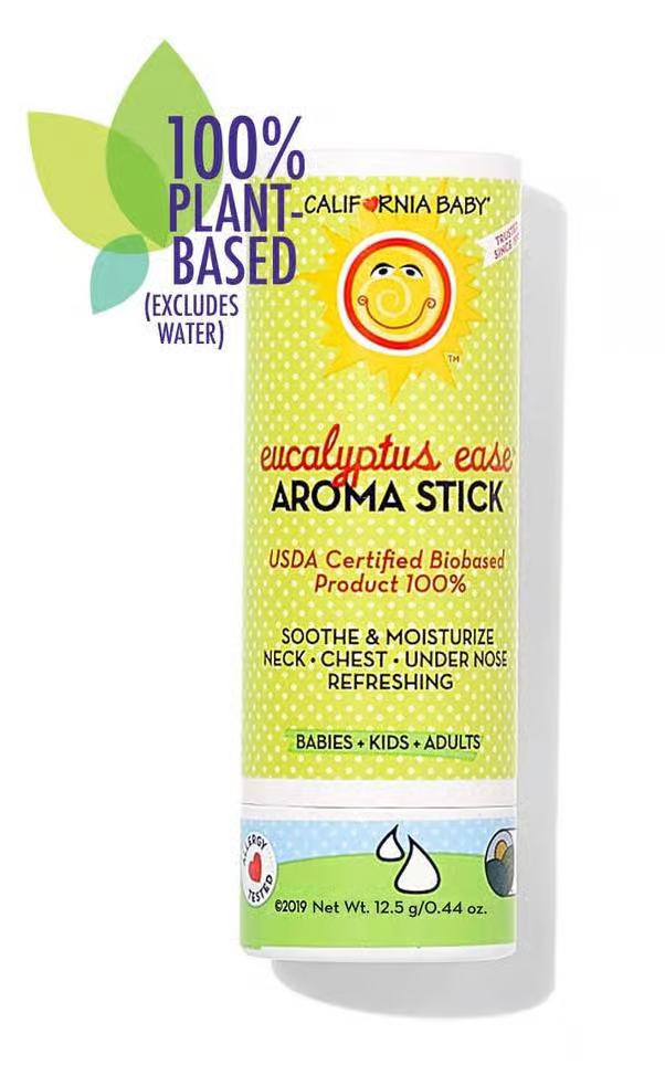 美國 California Baby 加州寶寶Eucalyptus Ease™ 通鼻舒緩棒 12.5g #VIP會員9折