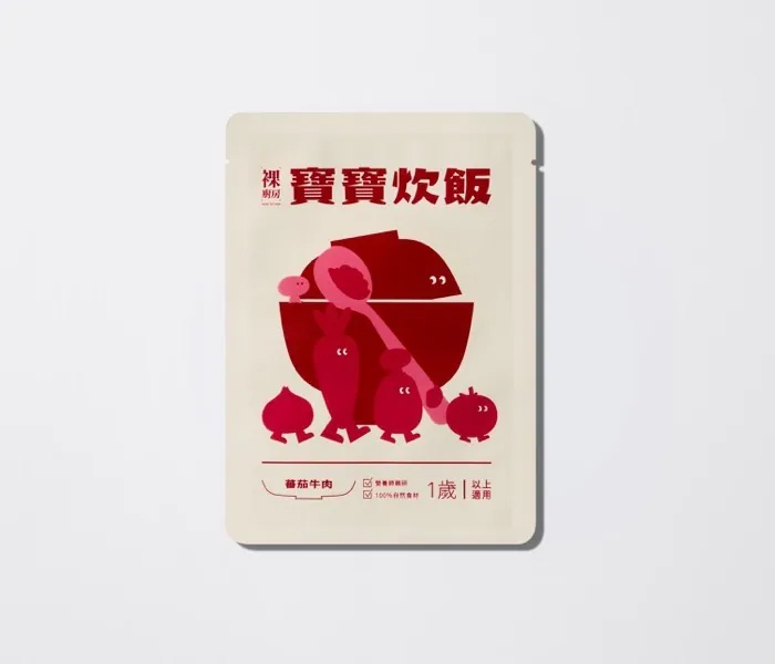 台灣 裸廚房 蕃茄牛肉寶寶炊飯 150g 1歲起 #VIP會員9折