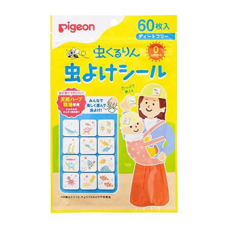 日本 Pigeon 防蚊貼 60片 0月+ #VIP會員9折