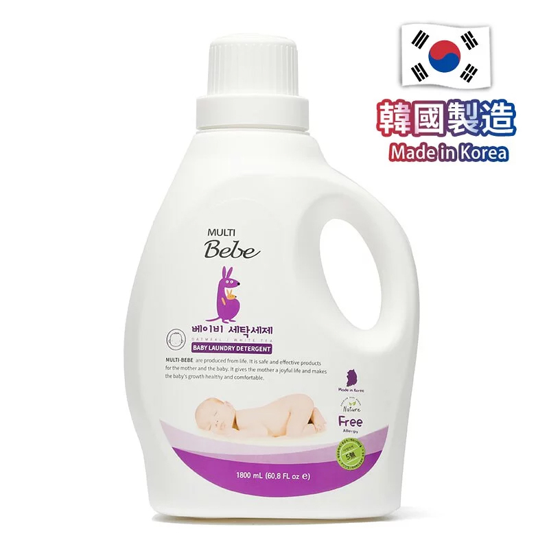 韓國 Multibebe 嬰幼兒洗衣液 1800ml #會員9折