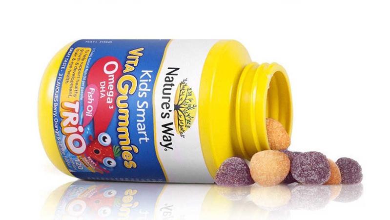 澳洲 Nature's Way Vita Gummies 奧米加3 DHA 魚油 60粒裝