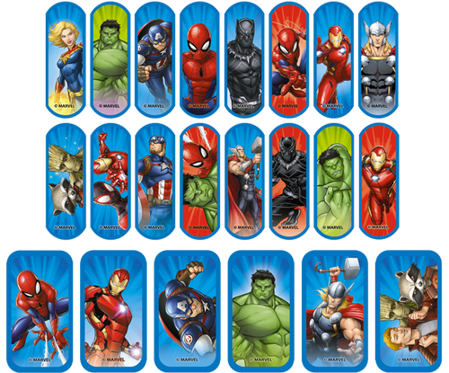 德國 Elastoplast Marvel Avengers 兒童膠布 (20片裝)